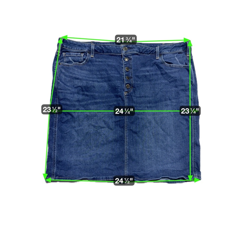 Lane Bryant Denim Skirt size 22‎ - Picture 7 of 7